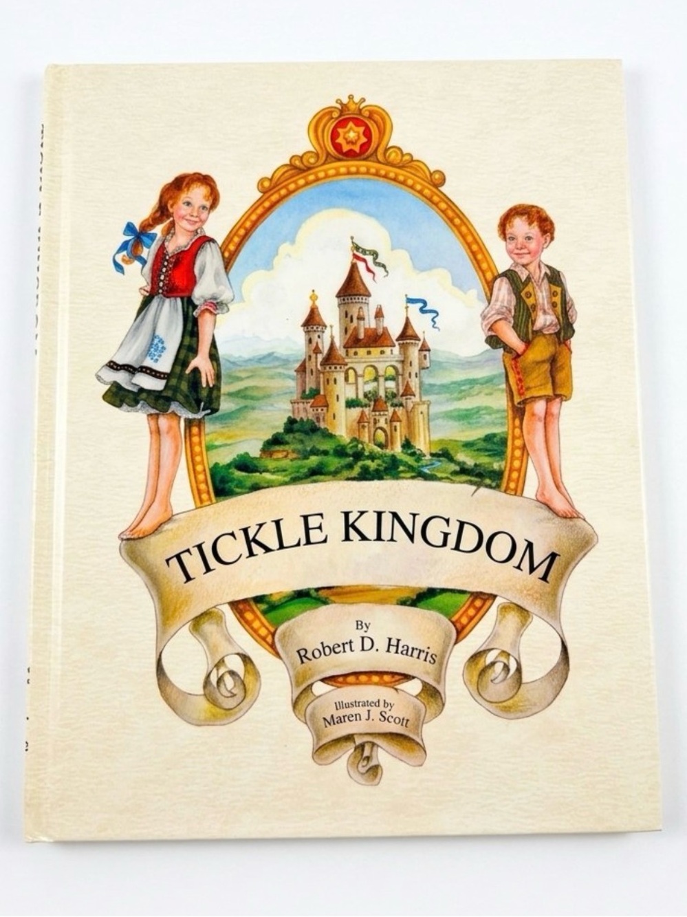 Rare NWT Vintage Tickle Kingdom Hardcover Book 1995 Harris